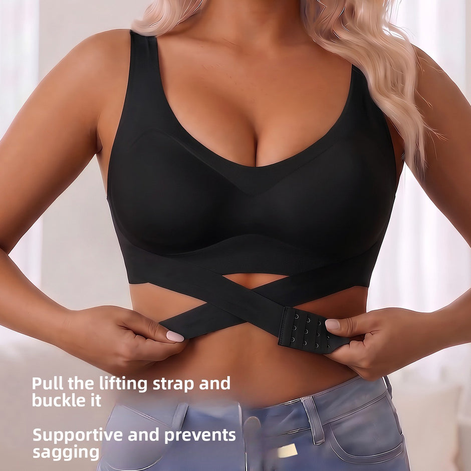 Brassière de sport à bonnets fixes