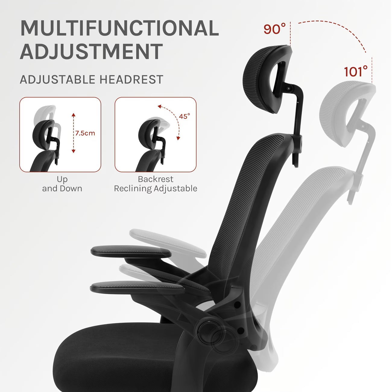 Kara | Chaise de bureau ergonomique