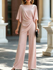 Ensemble femme chemise et pantalon large