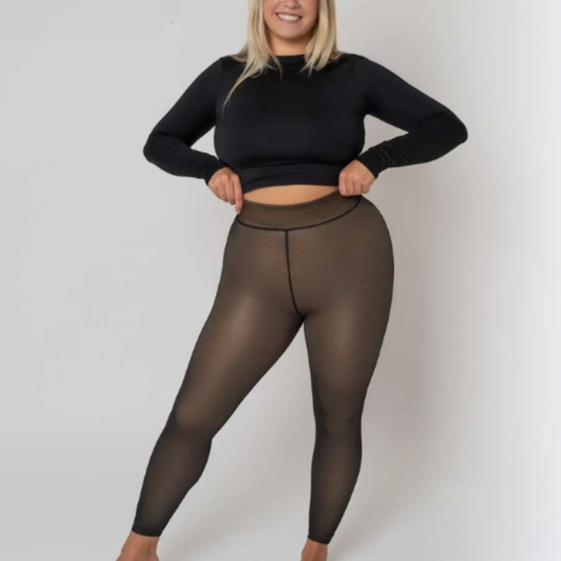 THE SOOVEA - Gevoerde Thermo Legging met Shapewear Effect