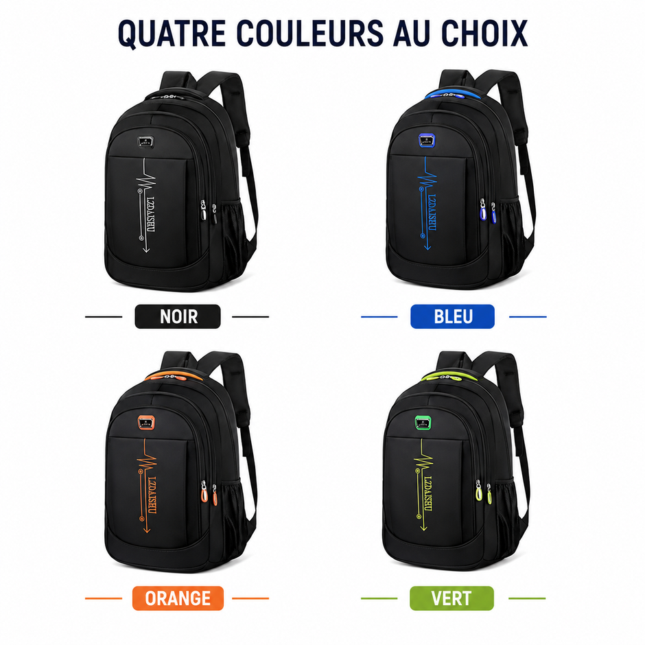 Sac à dos quotidien à compartiments