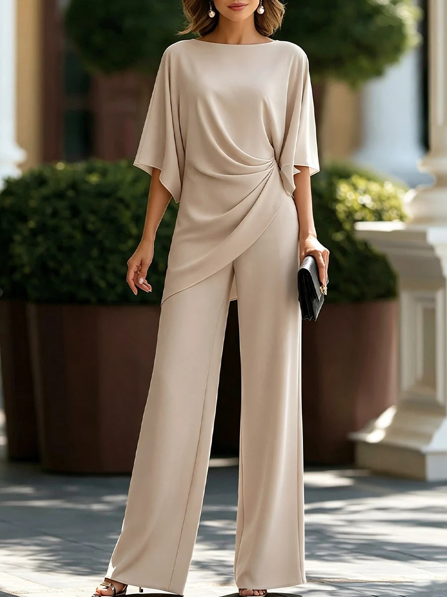 Ensemble femme chemise et pantalon large