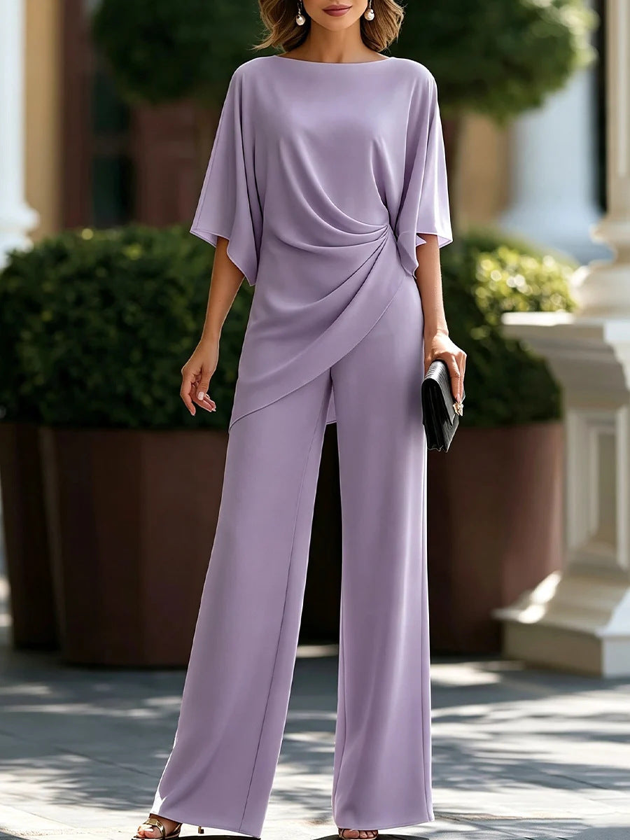 Ensemble femme chemise et pantalon large