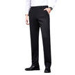 Pantalon droit homme en laine mélangée