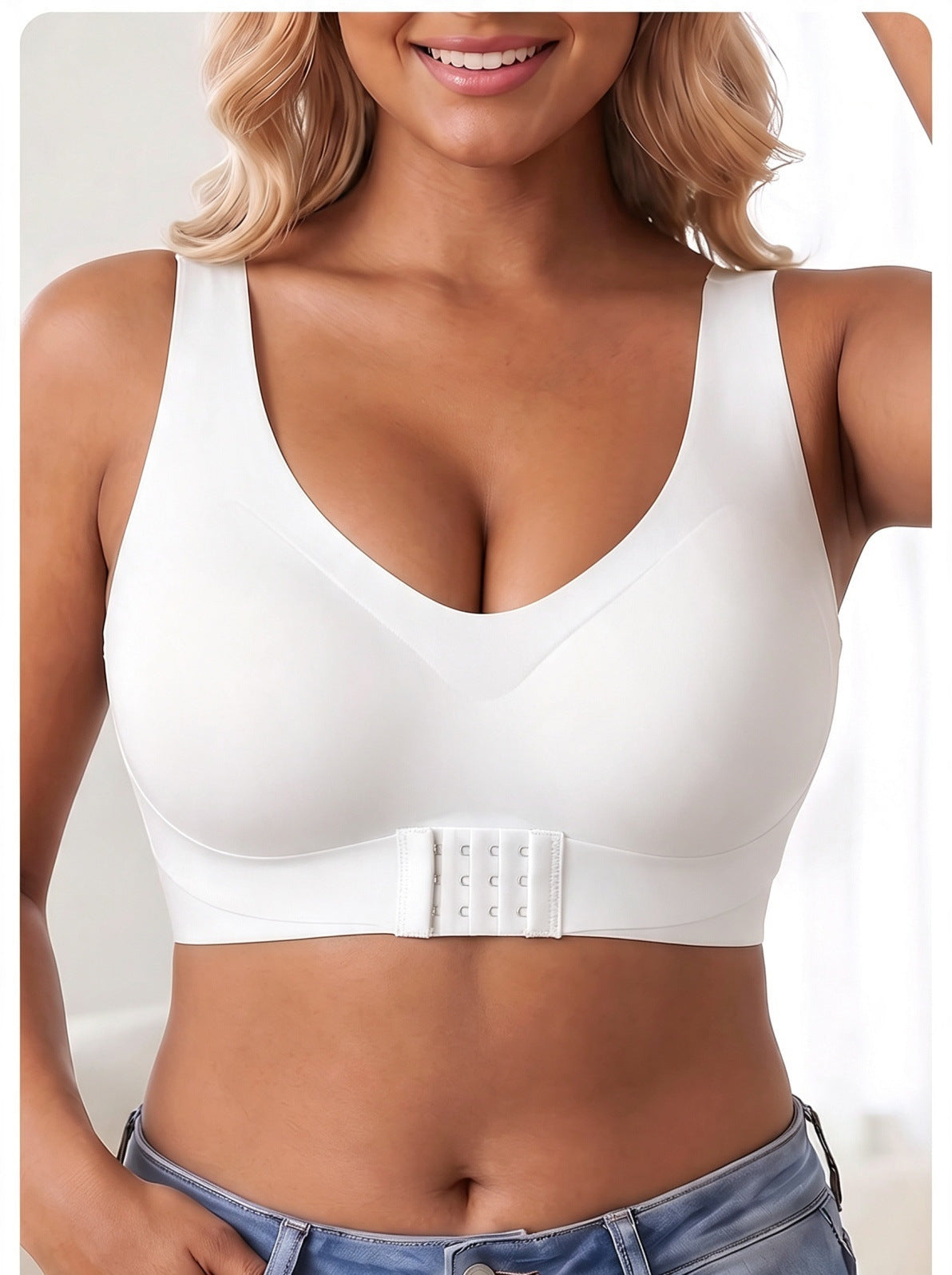 Brassière de sport à bonnets fixes