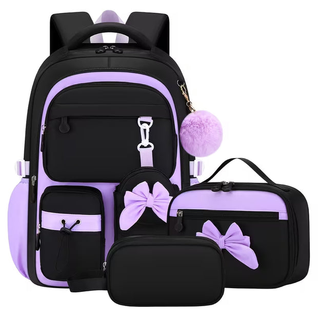 Sac à dos scolaire multipoches